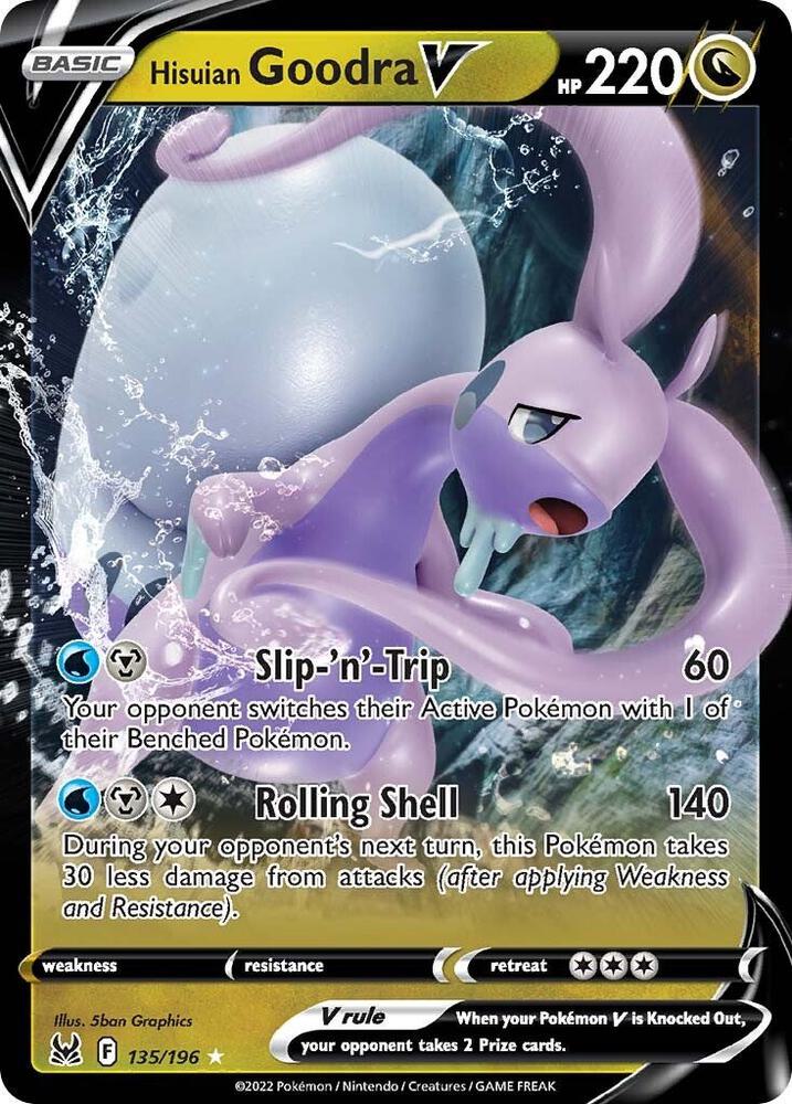 Hisuian Goodra V (SWSH11: Lost Origin)(135/196)