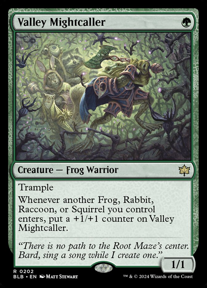 Valley Mightcaller 202 (Bloomburrow) 