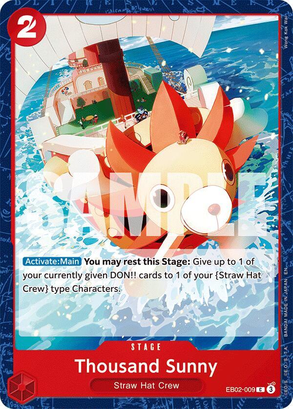 Thousand Sunny EB02-009 (Extra Booster: Anime 25th Collection) 