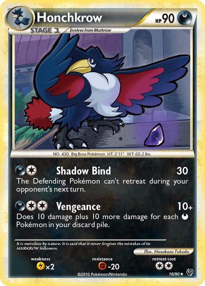 Honchkrow 16/90 (Undaunted) 