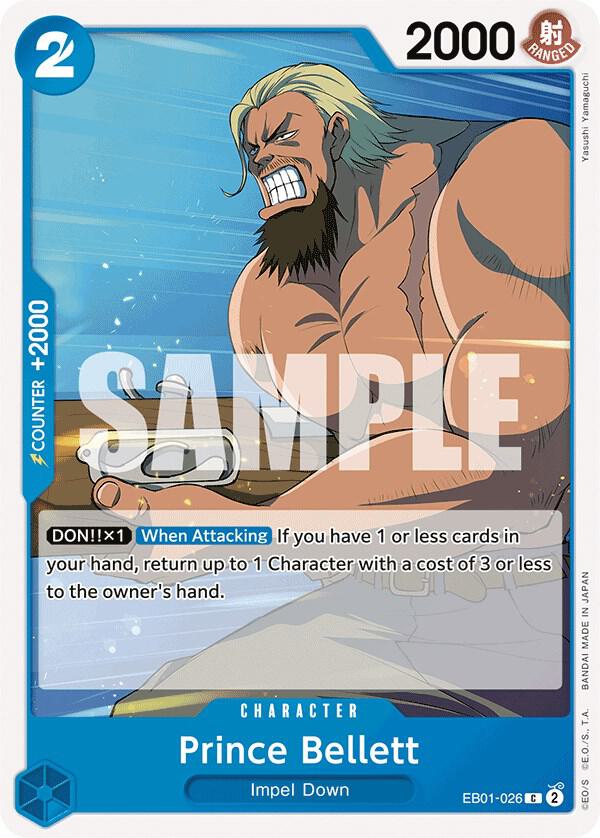 Prince Bellett EB01-026 (Extra Booster: Memorial Collection) 
