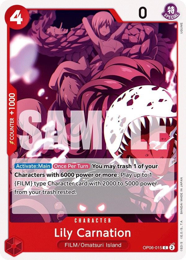 Lily Carnation OP06-015 (Wings of the Captain) 