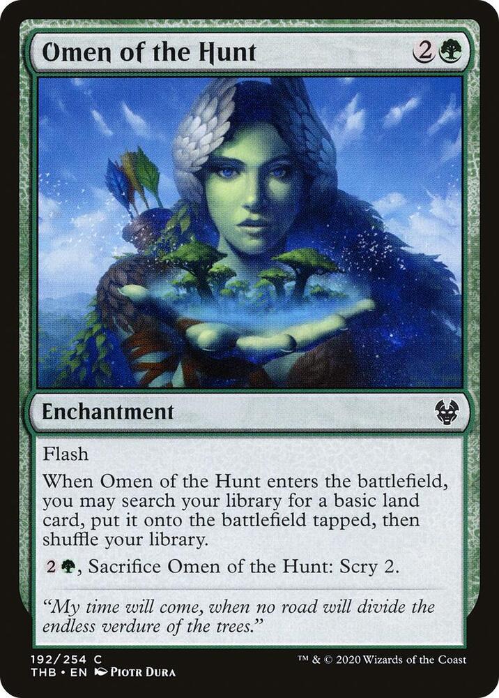 Omen of the Hunt 192/254 (Theros Beyond Death) 
