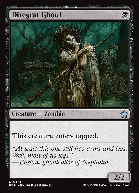 Diregraf Ghoul - Foil (Foundations)(FDN-U-0171)