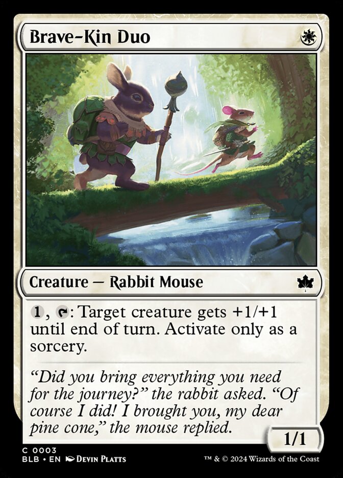 Brave-Kin Duo 3 (Bloomburrow) 