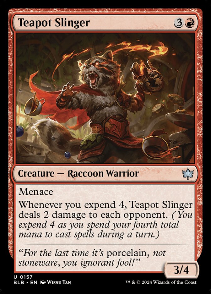 Teapot Slinger 157 (Bloomburrow) 