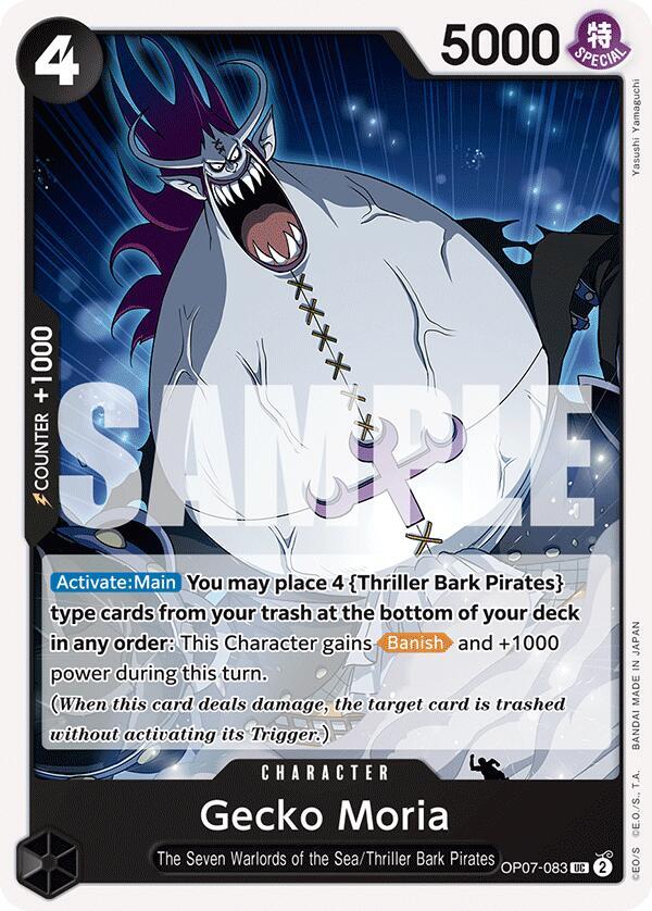 Gecko Moria OP07-083 (500 Years in the Future) 