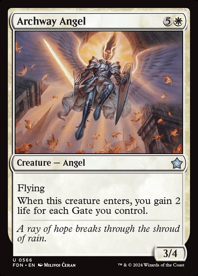 Archway Angel 566/291 (Foundations) 