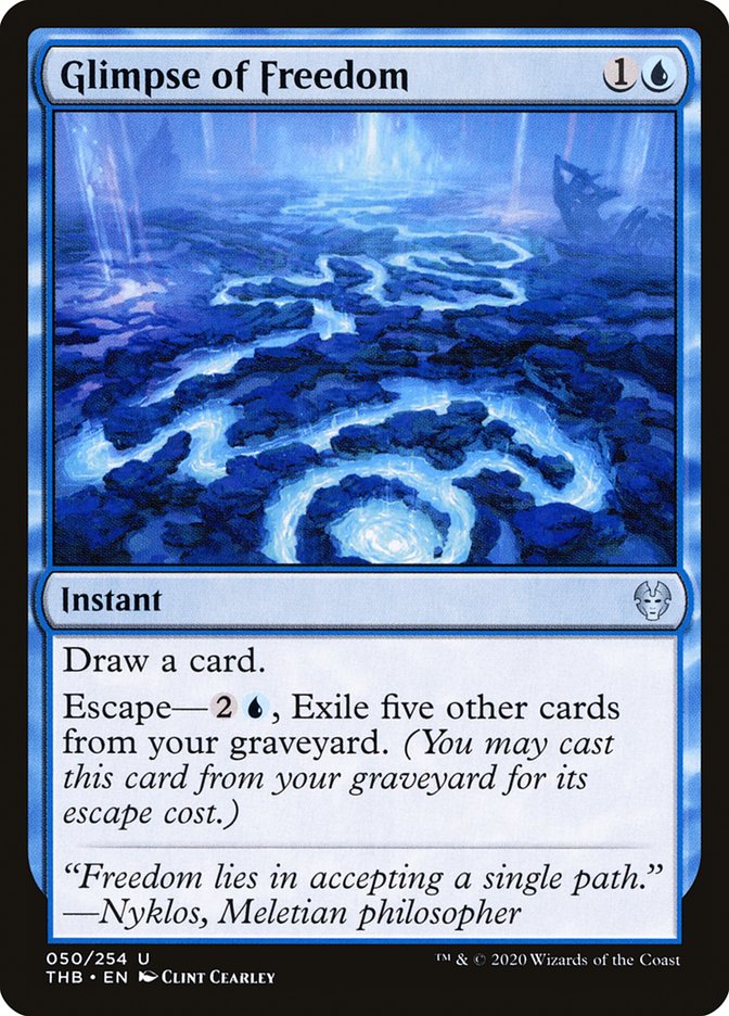 Glimpse of Freedom 50/254 (Theros Beyond Death) 
