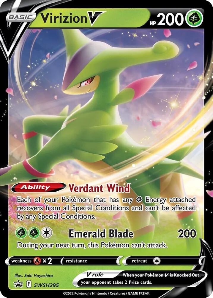 Virizion V (SWSH: Sword & Shield Promo Cards)(SWSH295)