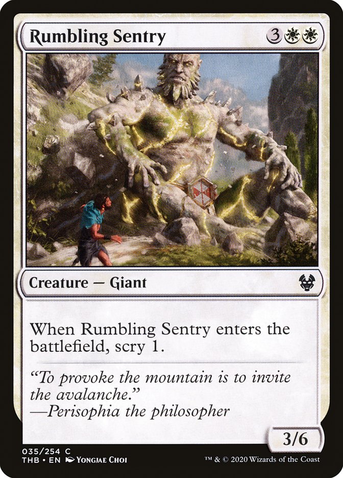 Rumbling Sentry 35/254 (Theros Beyond Death) 