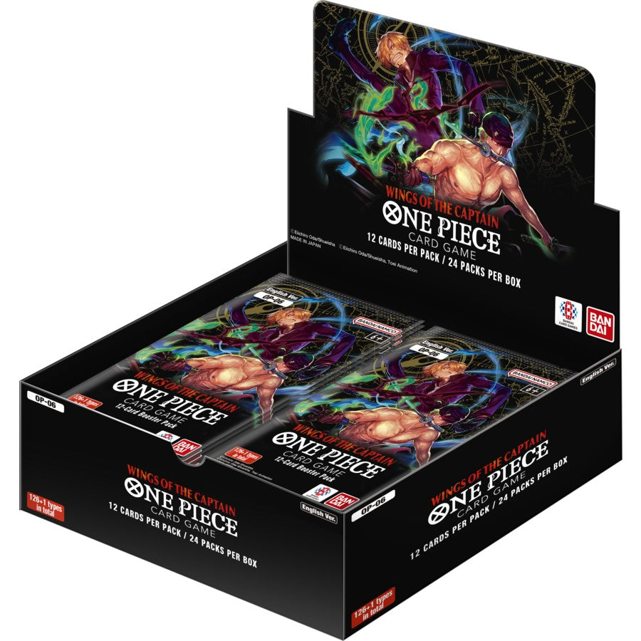 One Piece Wings of The Captain Booster Box Display (OP06)