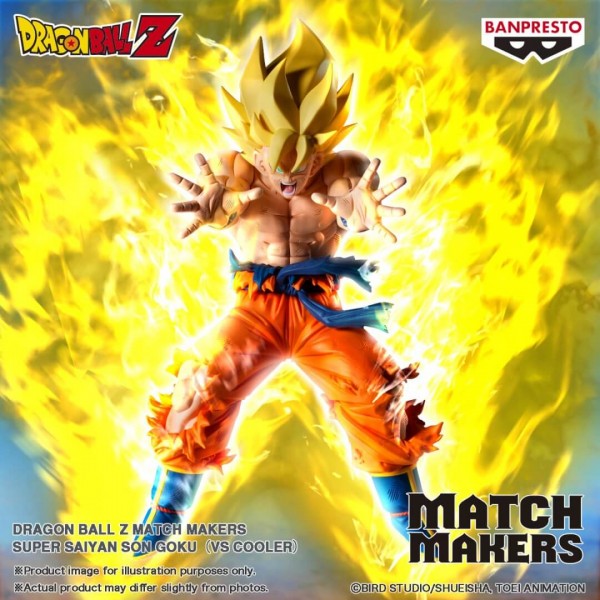 DRAGON BALL Z - MATCH MAKERS SUPER SAIYAN SON GOKU (VS COOLER)