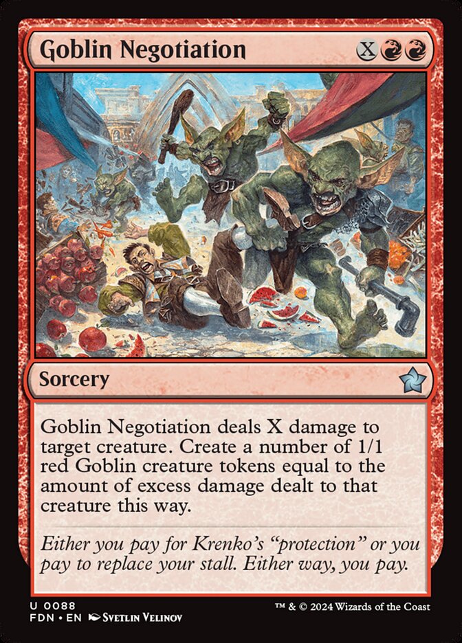 Goblin Negotiation 88 (Foundations) 