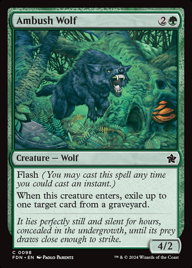 Ambush Wolf 98/291 (Foundations) 
