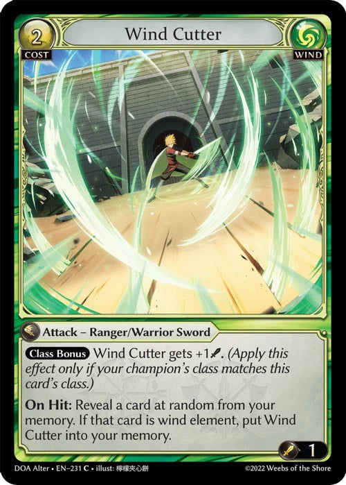 Wind Cutter (Dawn Of Ashes)(DOA-231) Alter Edition