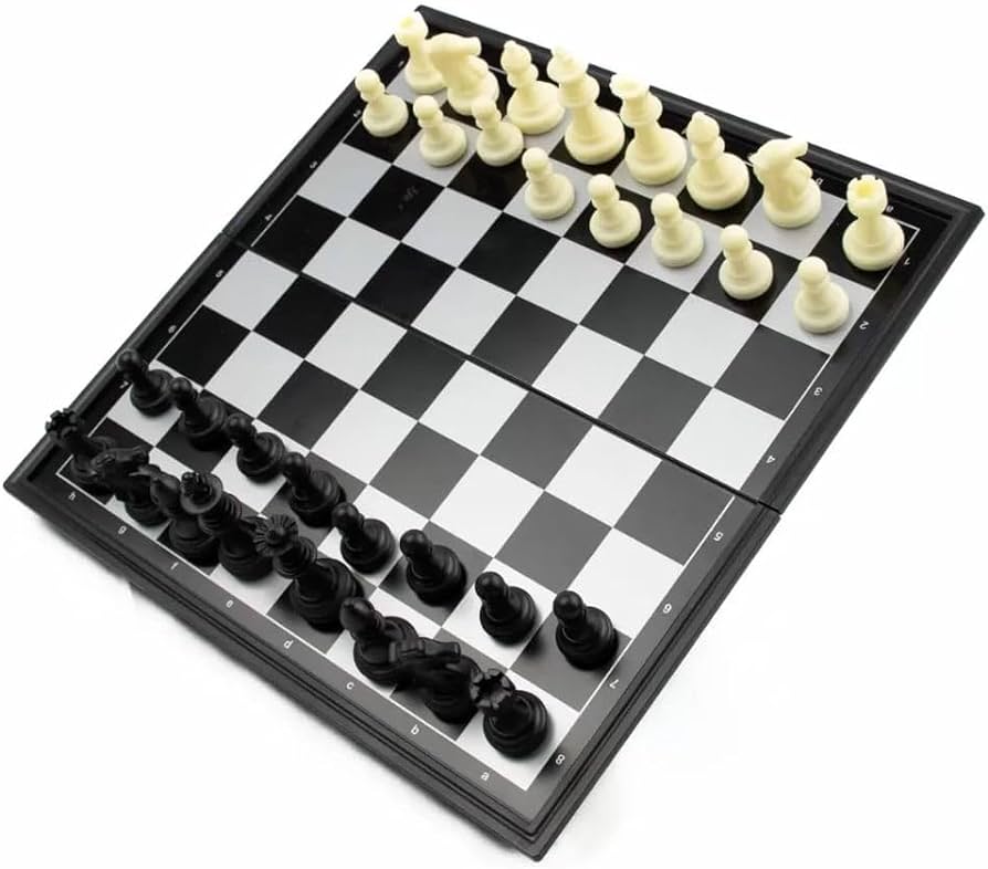 LPG Plastic Magnetic Travel Chess Set - 20cm Foldable Board