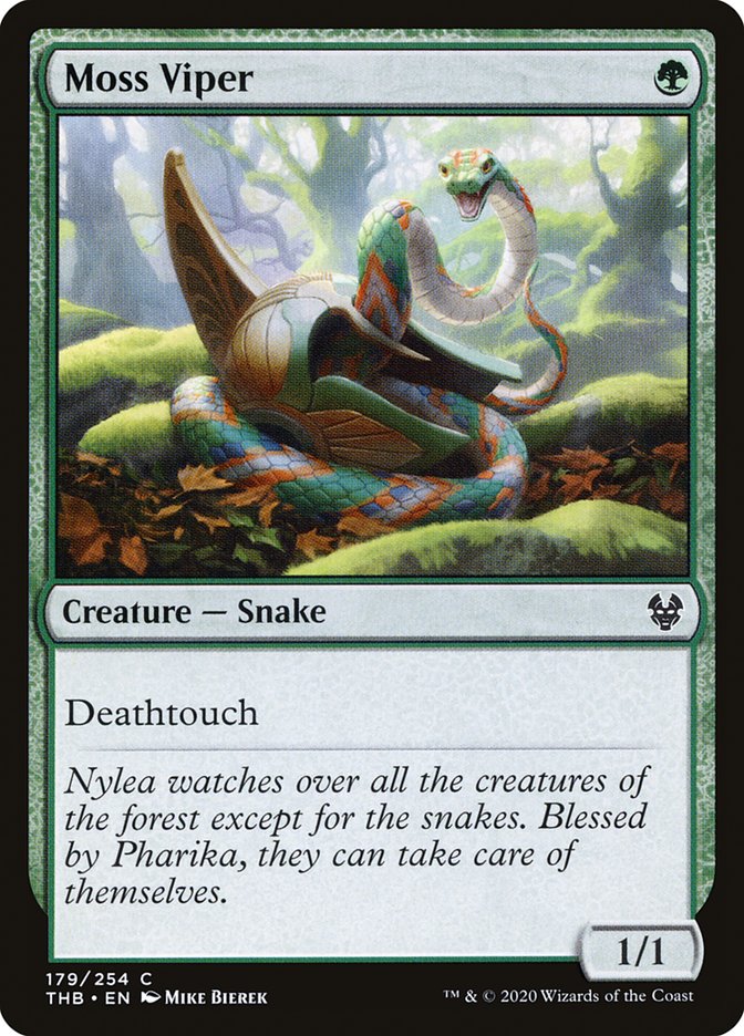 Moss Viper 179/254 (Theros Beyond Death) 