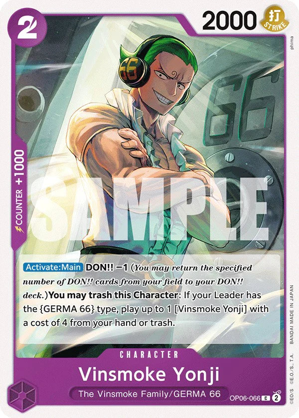 Vinsmoke Yonji (Wings of the Captain)(OP06-066)