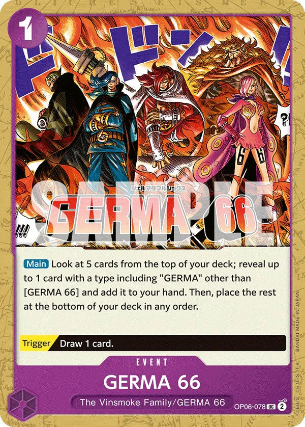 GERMA 66 (Wings of the Captain)(OP06-078)