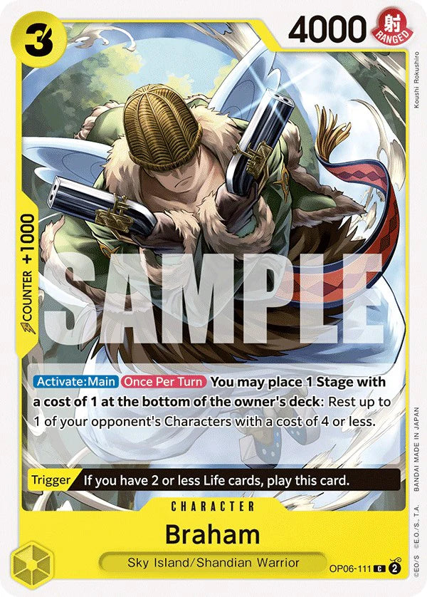 Braham (Wings of the Captain)(OP06-111)