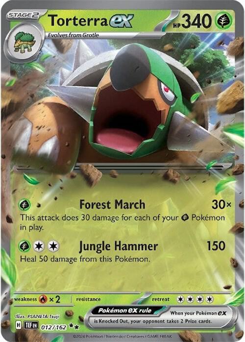 Torterra EX (SV05: Temporal Forces)(012/162 - Double Rare)