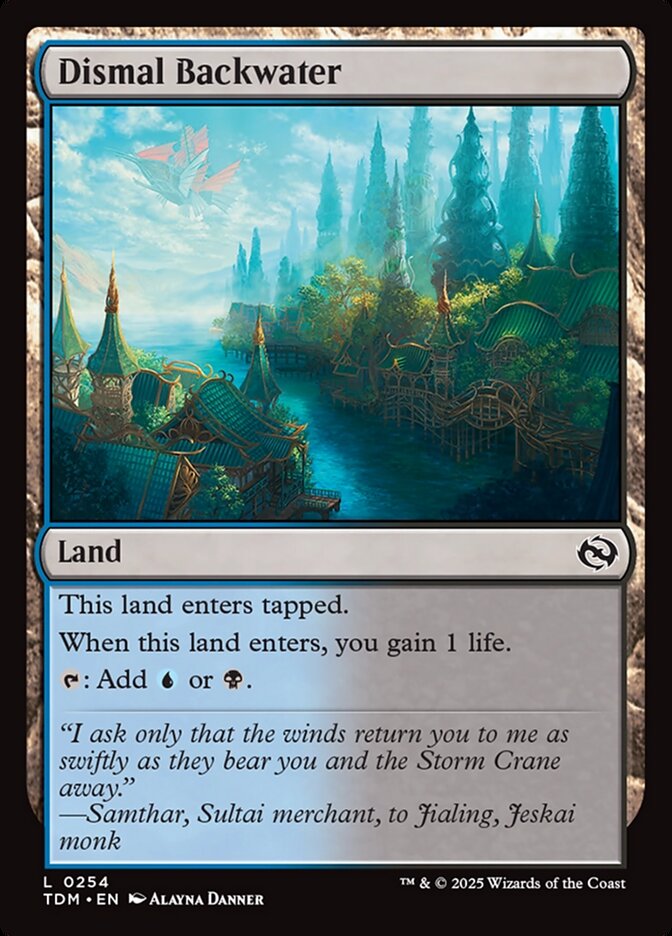 Dismal Backwater 254 (Tarkir: Dragonstorm) 