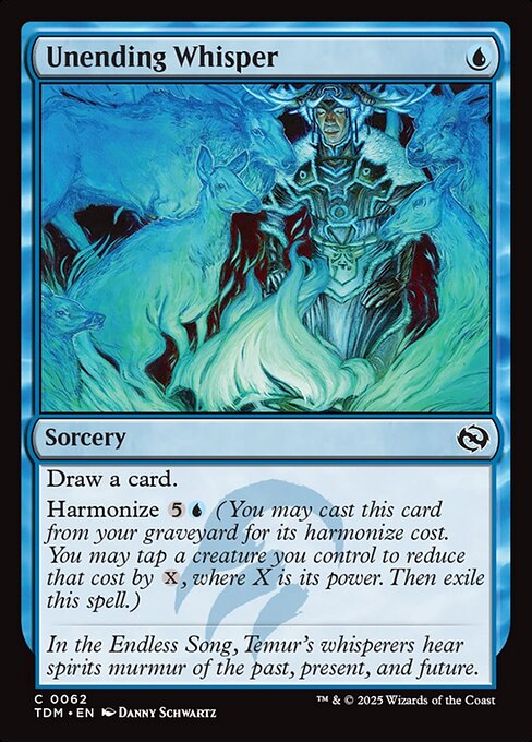 Unending Whisper (Tarkir: Dragonstorm)(TDM-C-0062)