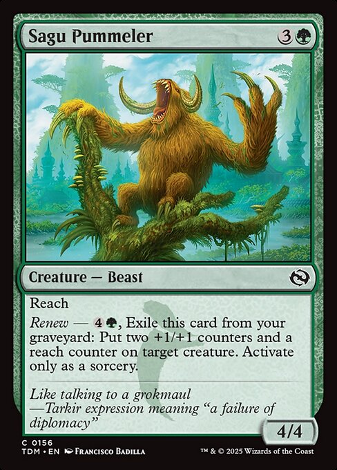 Sagu Pummeler (Tarkir: Dragonstorm)(TDM-C-0156)