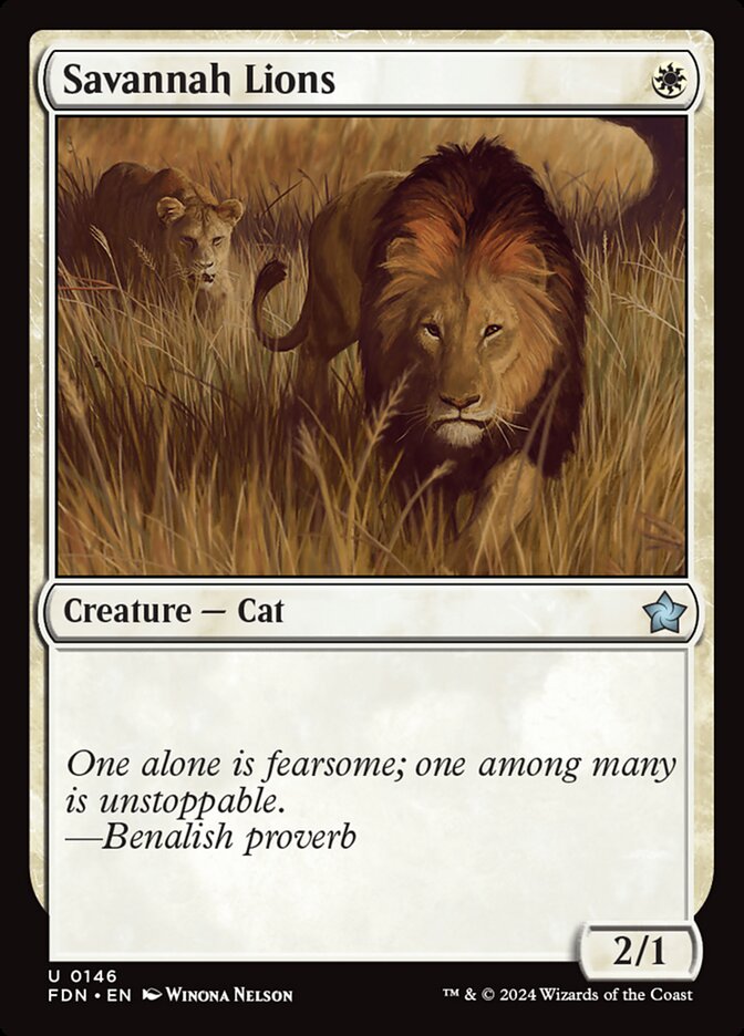Savannah Lions 146/291 (Foundations) 
