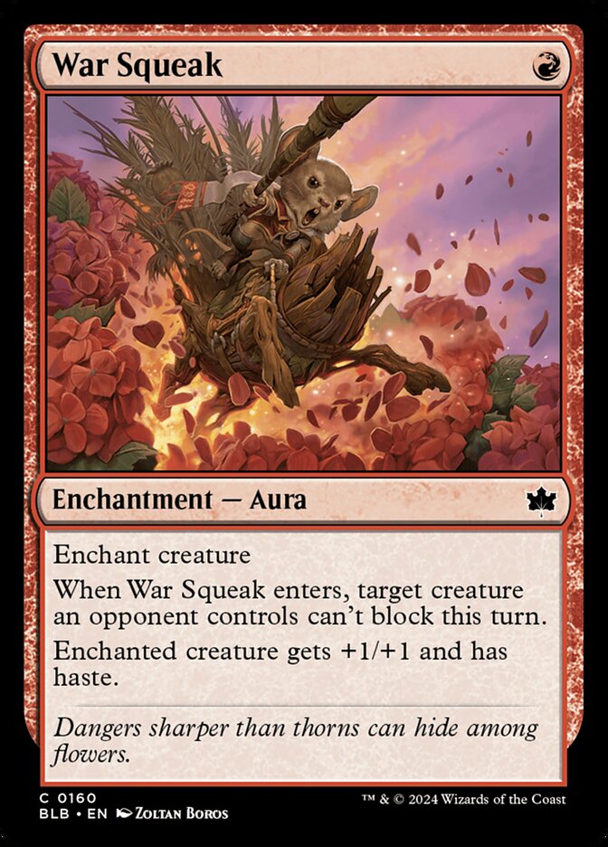 War Squeak 160 (Bloomburrow) 