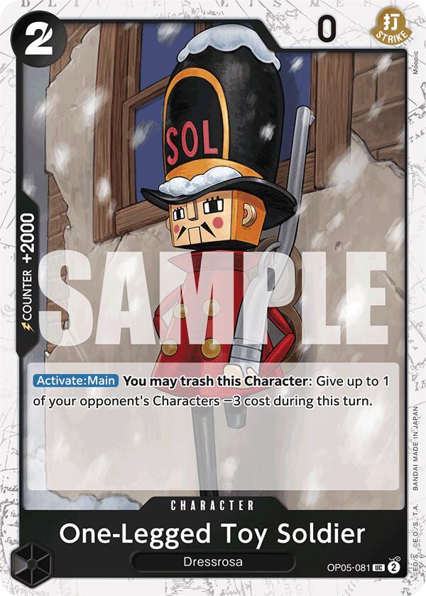 One-Legged Toy Soldier (Awakening of the New Era)[Jolly Roger Foil](OP05-081)