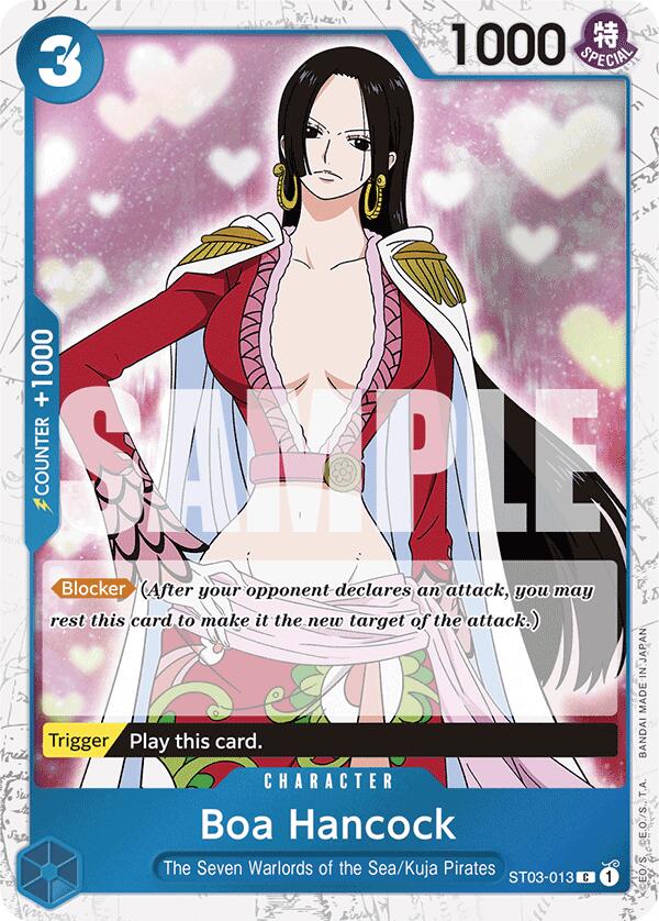 Boa Hancock (Starter Deck 3: The Seven Warlords)[Jolly Roger Foil](ST03 - 013)