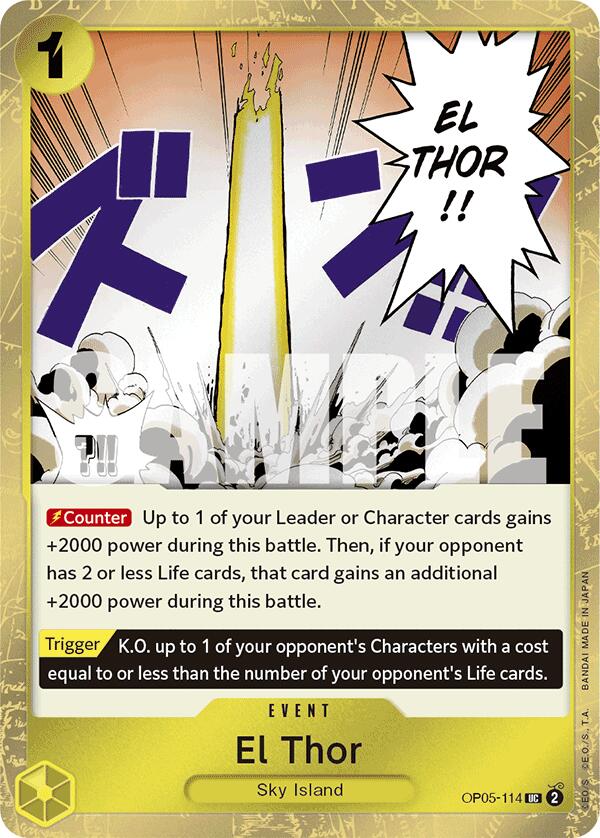 El Thor (Awakening of the New Era)[Jolly Roger Foil](OP05-114)