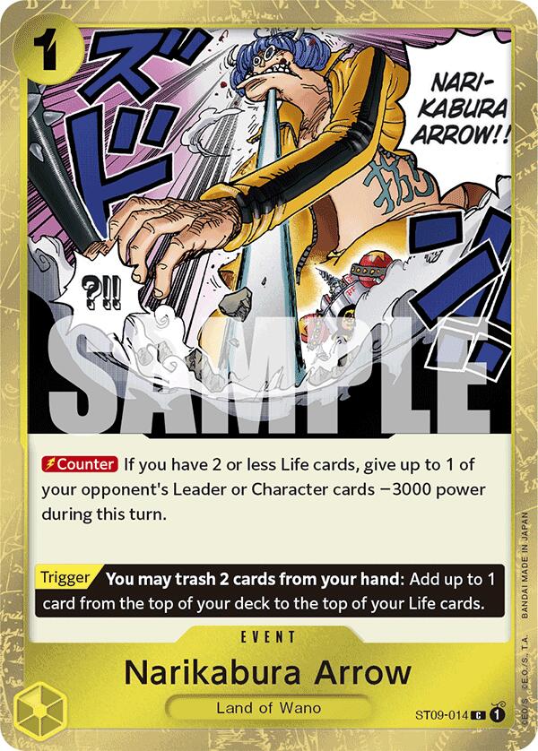 Narikabura Arrow (Starter Deck 9: Yamato)[Jolly Roger Foil](ST09-014)