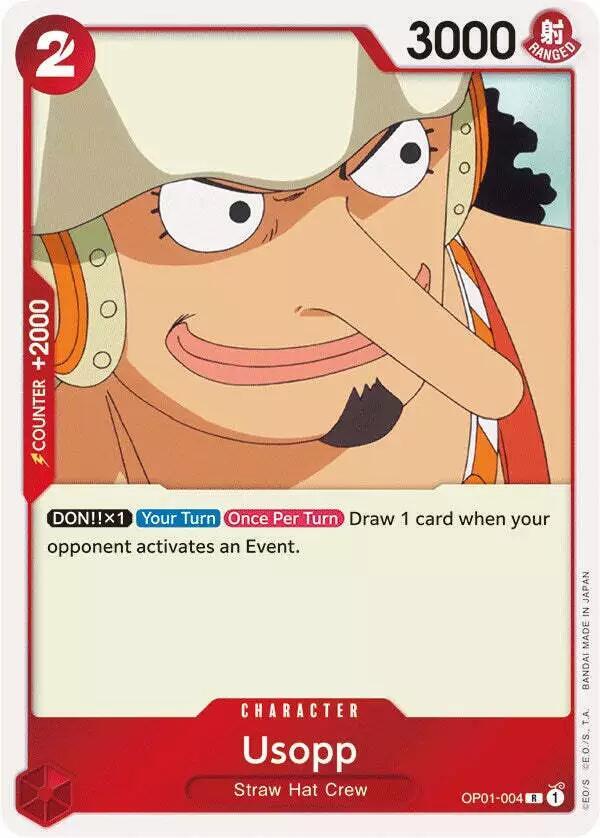 Usopp OP01-004 (One Piece Demo Deck Cards) 