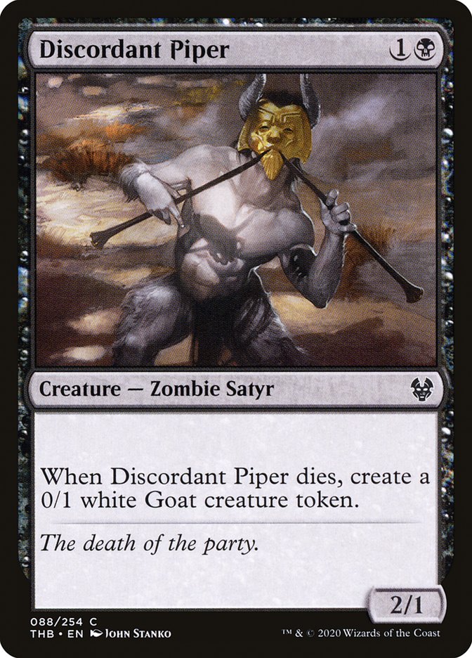 Discordant Piper 88/254 (Theros Beyond Death) 