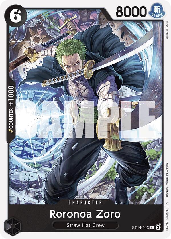 Roronoa Zoro ST14-013 (Starter Deck 14: 3D2Y) 