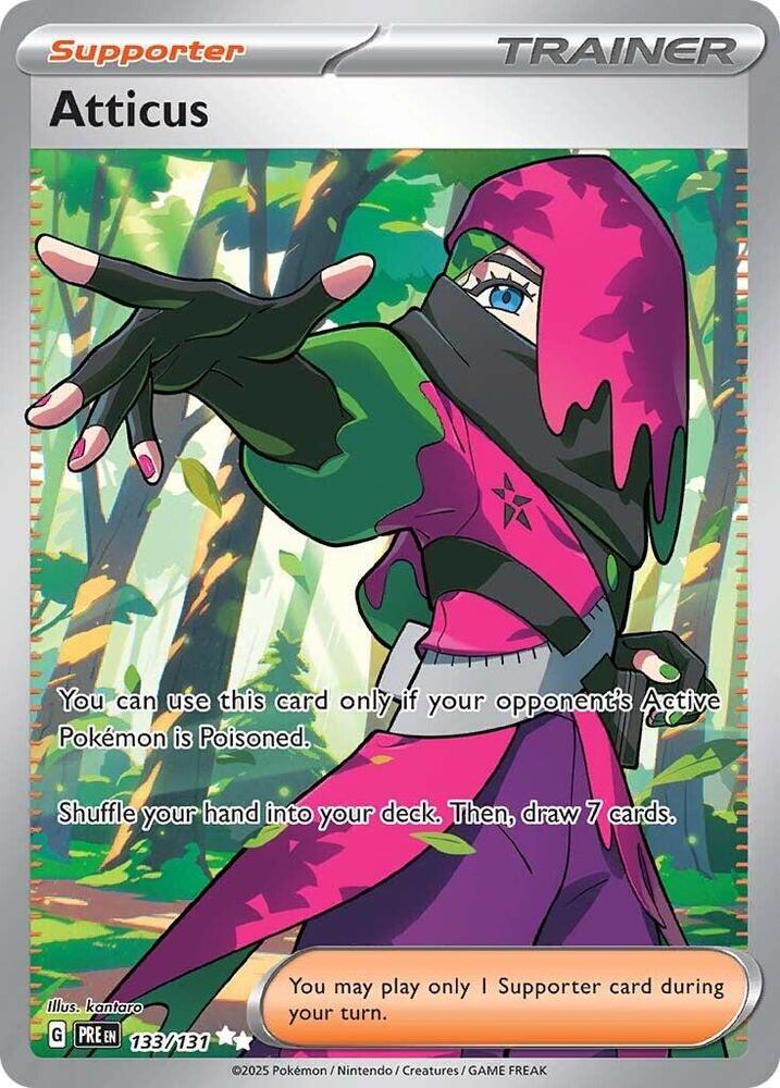 Atticus (SV: Prismatic Evolutions)(133/131)[Full Art]