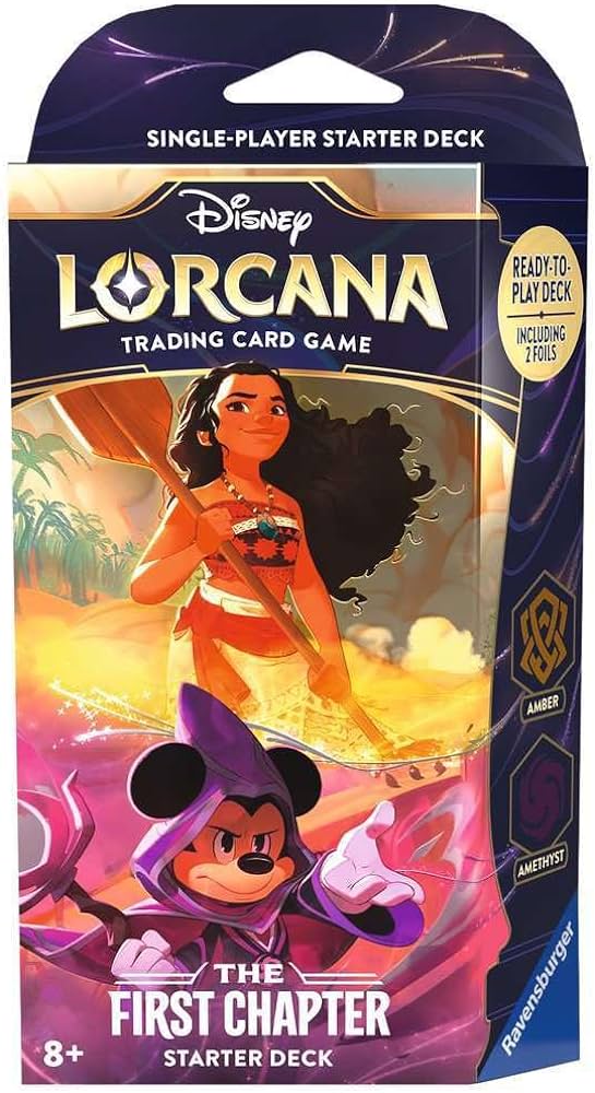 Disney Lorcana - The First Chapter Starter Deck (Amber/Amethyst)