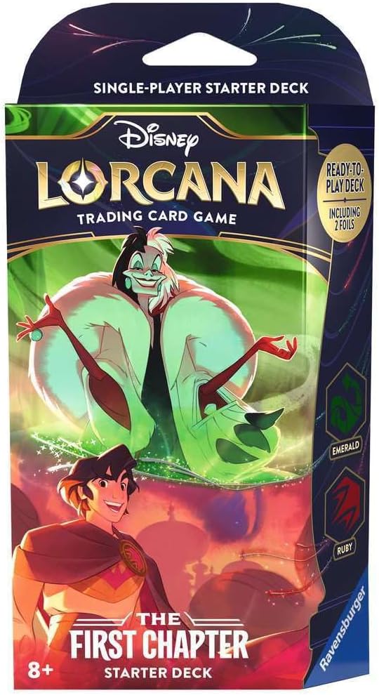 Disney Lorcana - The First Chapter Starter Deck (Emerald/Ruby)