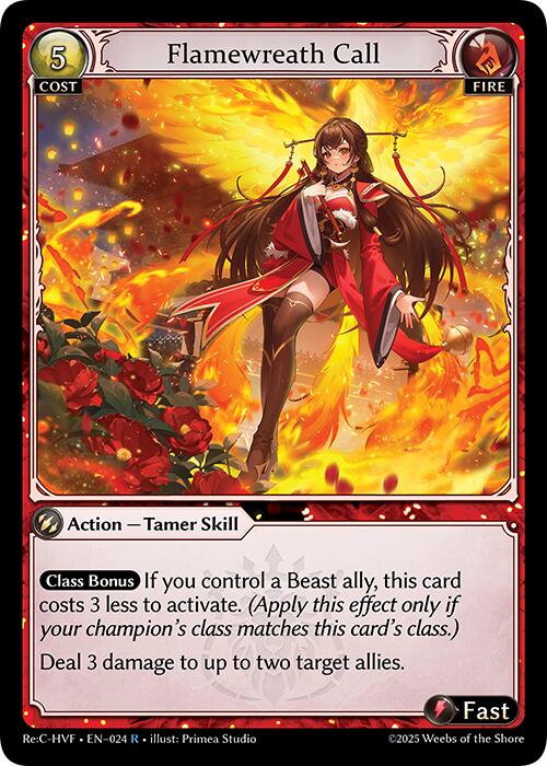 Flamewreath Call (Heaven's Favored) (Re:C-HVF-024)