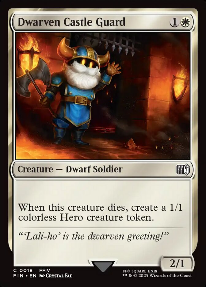 Dwarven Castle Guard 18/309 (FINAL FANTASY) 