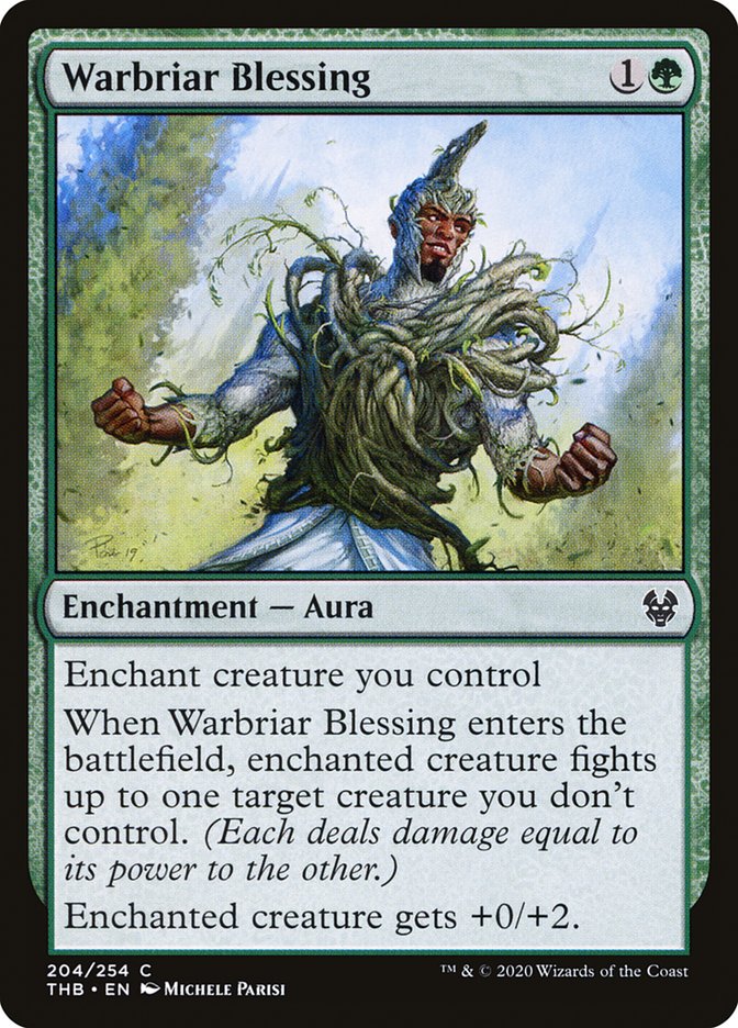 Warbriar Blessing 204/254 (Theros Beyond Death) 