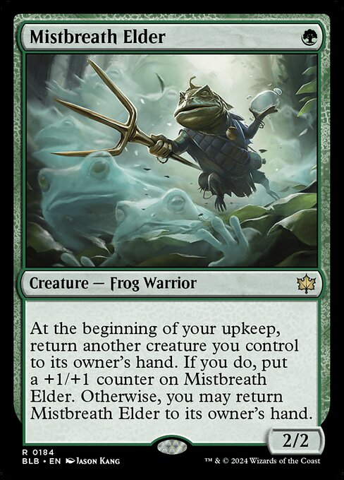Mistbreath Elder - Foil (Bloomburrow)(BLB-R-0184)