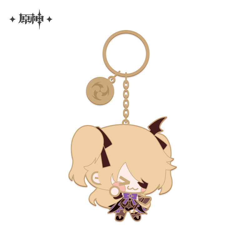 Chibi Character Series Metal Keychain - Fischl