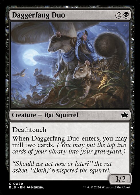Daggerfang Duo - Foil (Bloomburrow)(BLB-C-0089)