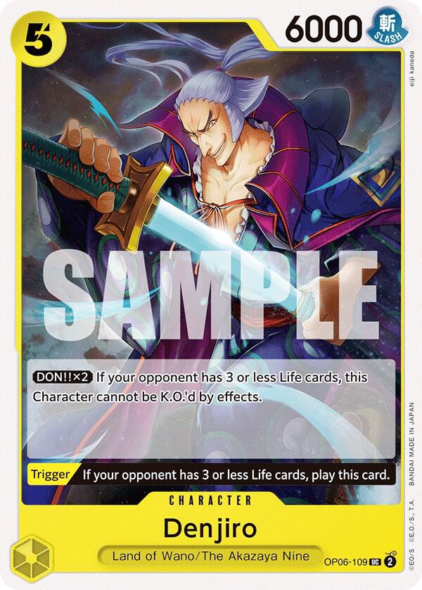Denjiro OP06-109 (Wings of the Captain) 