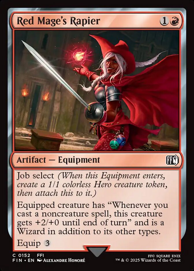 Red Mage's Rapier 152/309 (FINAL FANTASY) 