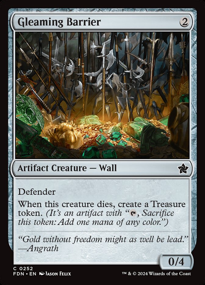 Gleaming Barrier 252 (Foundations) 